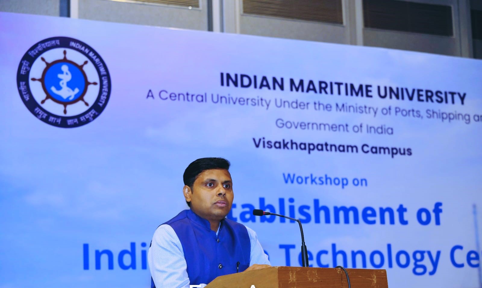 DGM(CDO), SHRI SRINIVASA RAO CHINTADA AT A WORKSHOP ON ‘ESTABLISHMENT OF INDIAN SHIP TECHNOLOGY­ CENTRE’, IMU VISAKHAPATNAM ON 24 JUN 25 - Thumbnail